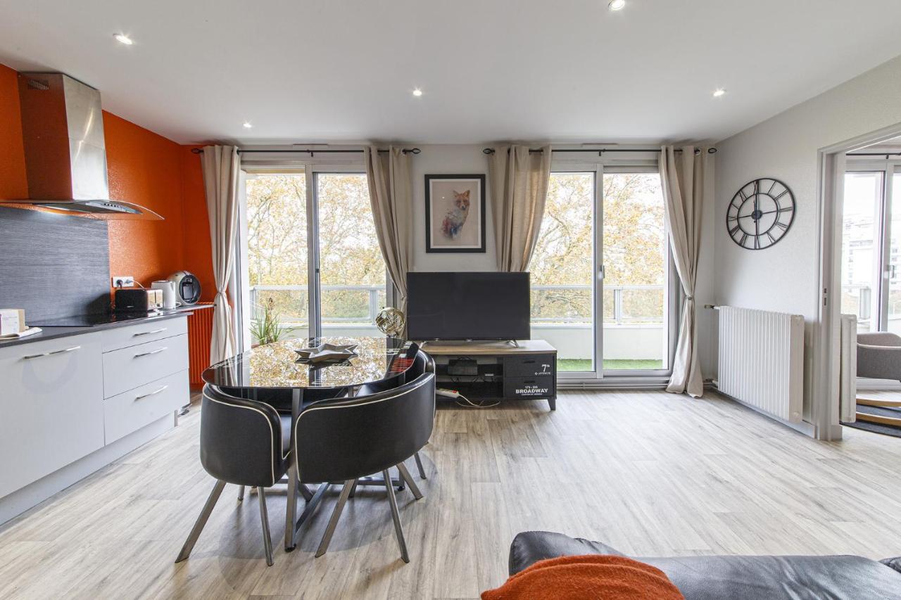 Chic Appartement Vue Sur Parc Au Calme Angers Exteriör bild
